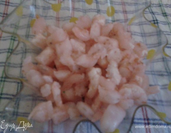 креветки нарезать