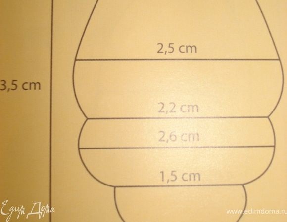Подготовить шаблон пера из картона.