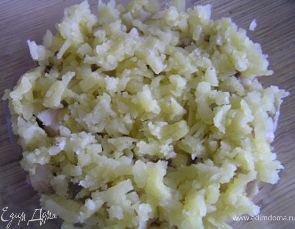 тертый картофель,