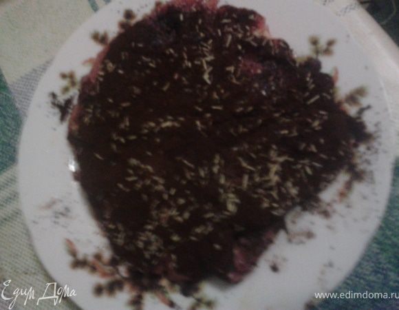 запанировать в смеси кофе и розмарина