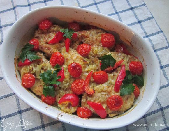 Получилась вкусная, нежная рыбка! 
Приятного аппетита!!!