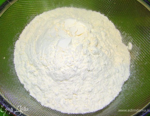 Муку просеять.