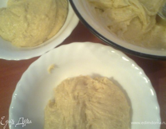 Делим массу на три части.Примерно так.