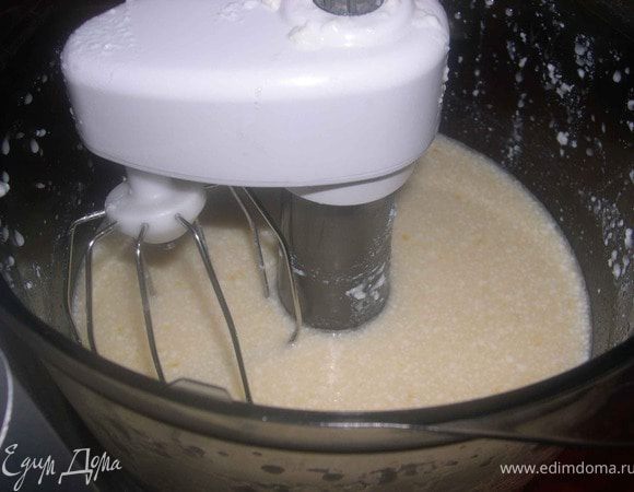 добавить простоквашу,перемешать.