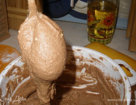 Тесто получается вот таким...