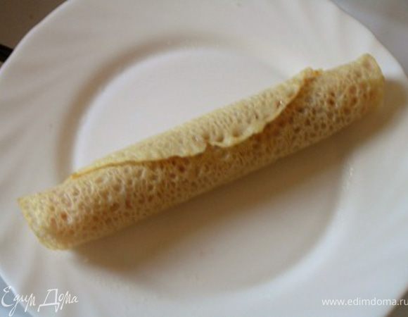 свернуть в рулет.