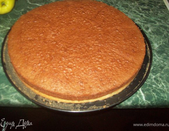 Тесто выложить в форму для выпекания (форму смазать маслом или выложить бумагой для выпекания) и выпекать в разогретой духовке при 160-170 градусах до золотистого цвета ~25 минут.