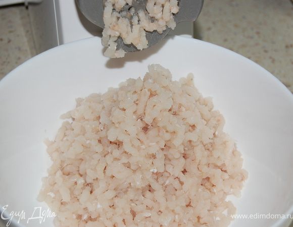 Рыбу пропустить через мясорубку