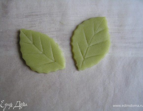 обозначить прожилки,