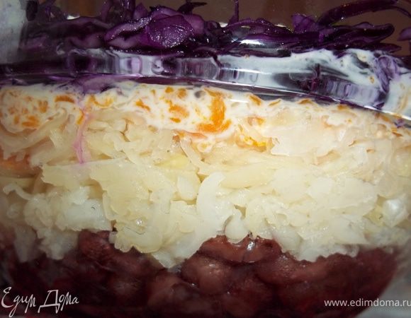 Салатик готов к употребления, и наполнению нашего организма витаминчиками!