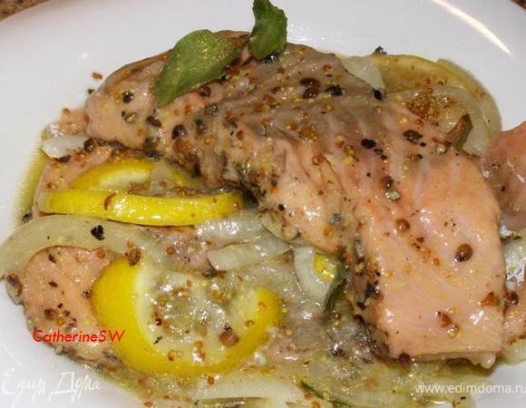 Через 24 часа я достала рыбу (вечер первого рабочего дня недели)))