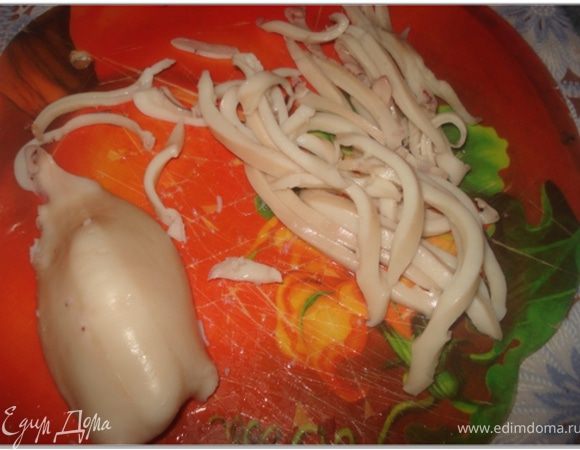 Затем остудить и нарезать соломкой.