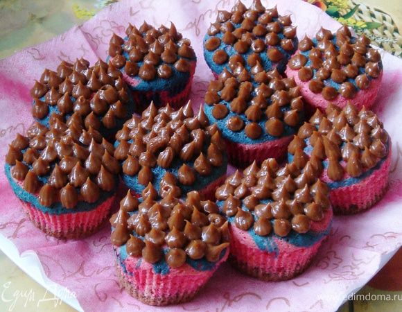 Украсить остывшие маффины по желанию!