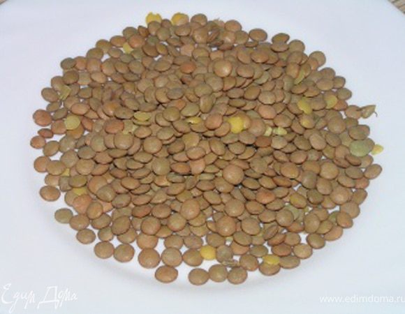 Затем добавить чечевицу,