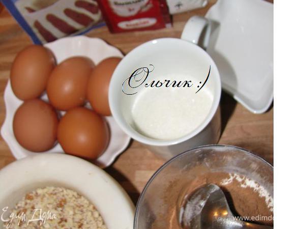 Подготовим продукты для рулета.