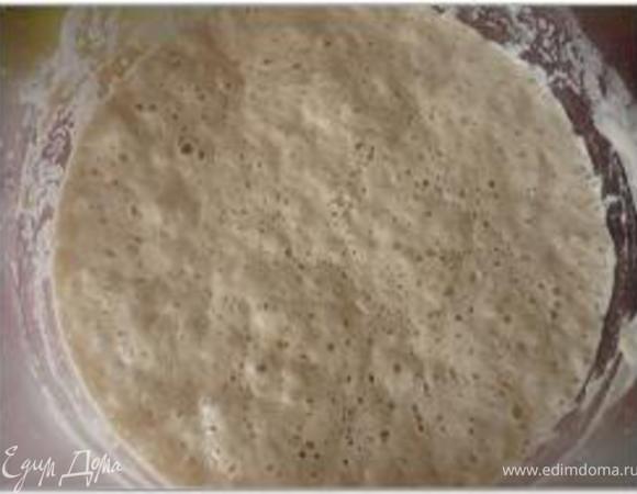 Опара увеличится в 2-3 раза.