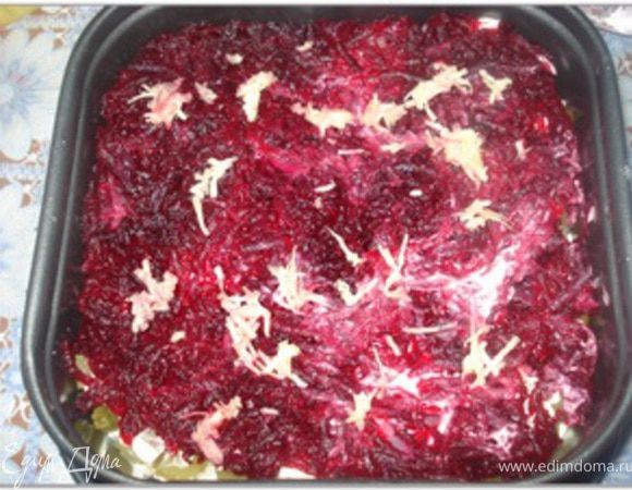 Четвертый — свекла с чесноком.