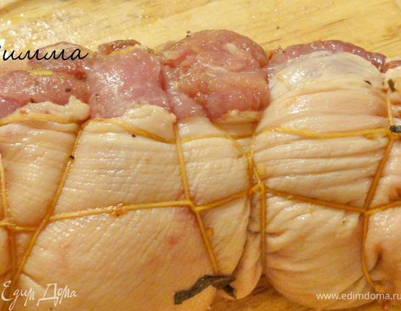 Перевяжите шпагатом. 