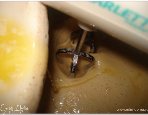 Затем ввести сливочное масло.