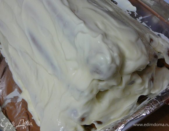 Последний слой ,1 трубочка и крем.
