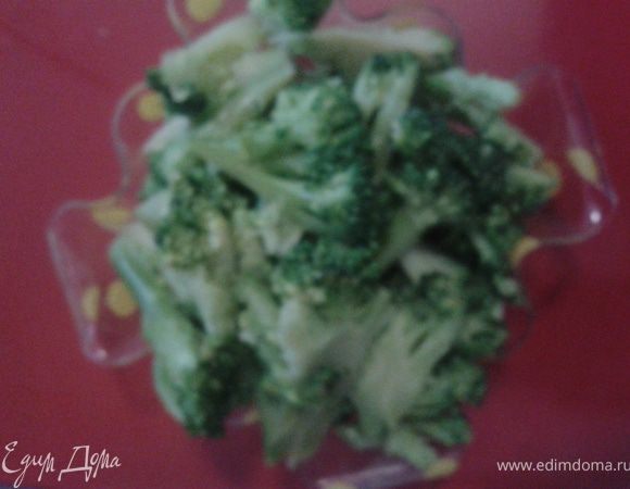 брокколи отварить в подсоленной воде