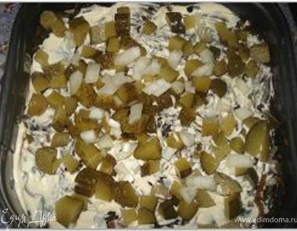 4-й слой – огурцы;
