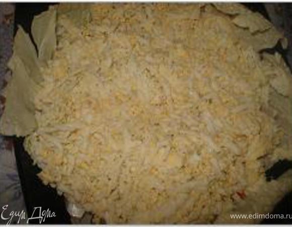 3-й слой – лук;
4-й слой – яйца;
