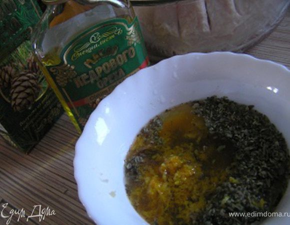 цедру и масло. Перемешать.