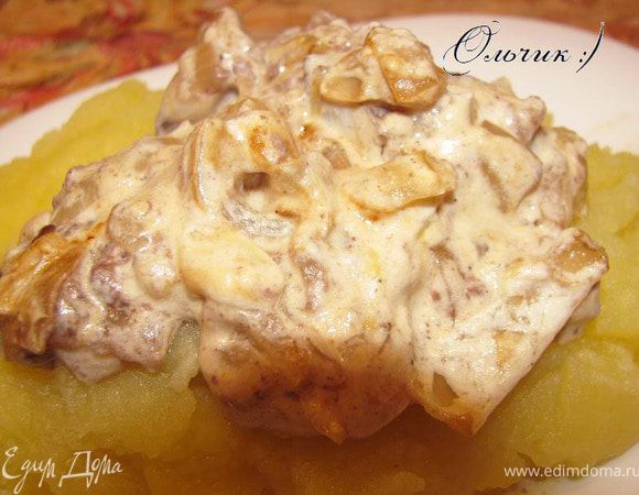 Подаем с пюрешечкой)