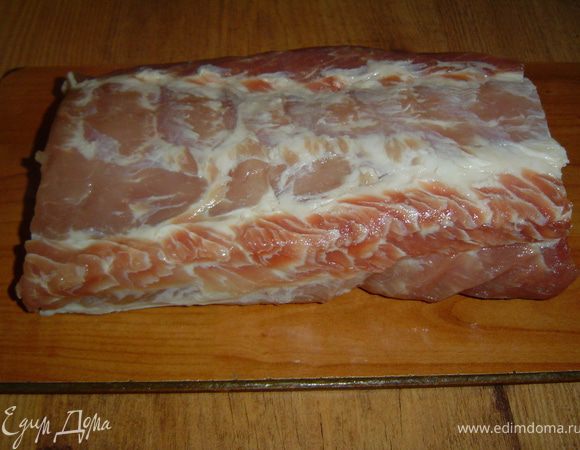 Моем и обсушиваем мясо. 