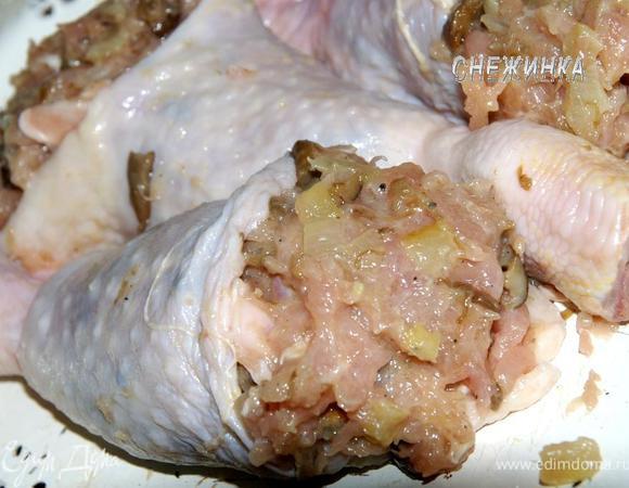 Получается вот такая вот куриная ножка.