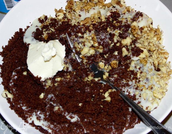 сливочное масло и тщательно перемешать.