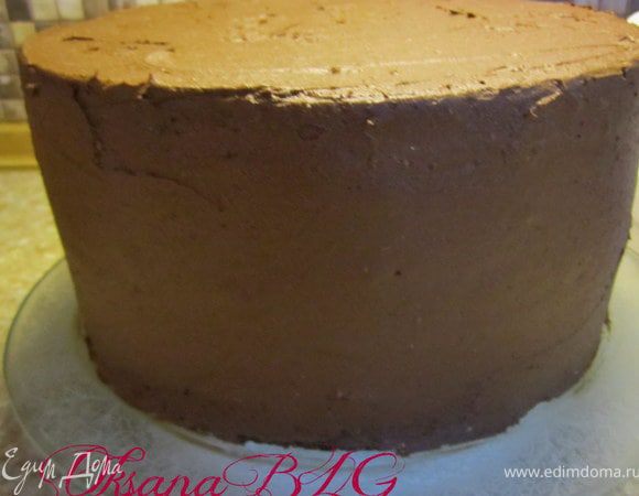 Покрыть торт.