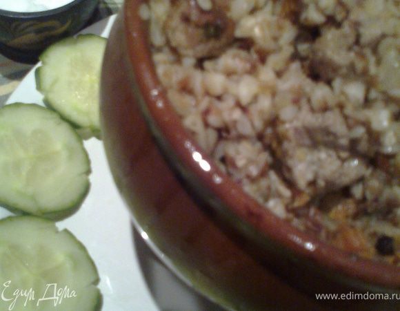 Подаём сразу,украсив дольками свежего огурца.