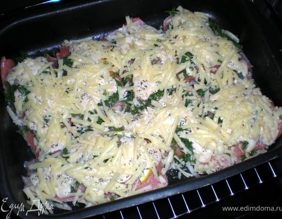 Прикрыть всё это дело сырком.