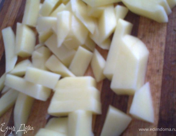 Затем добавить картофель(в оригинале его нет!)