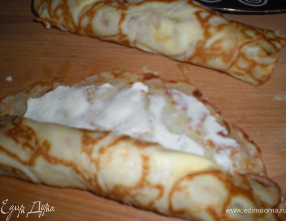 Свернуть рулетиком.