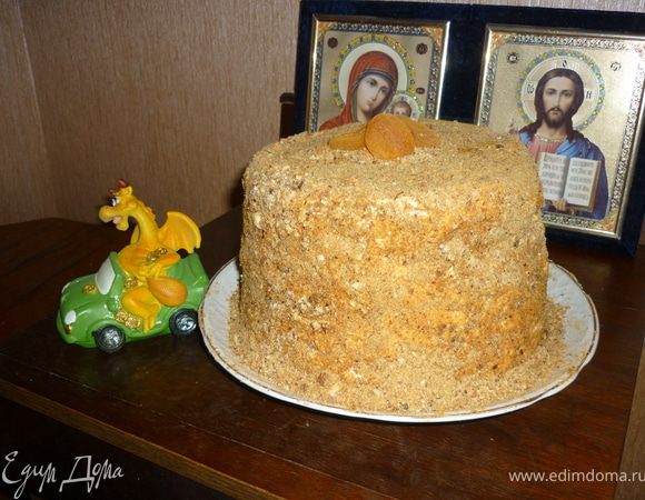 Дать пропитаться часов 5,а лучше ночь.Прекрасный сочный и вкусный торт готов к употреблению!!!Приятного аппетита!!! 