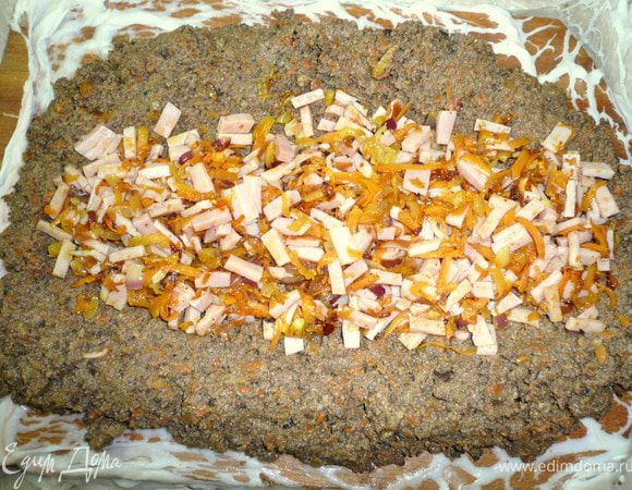 сделать угубление и в него выложить нашу начинку