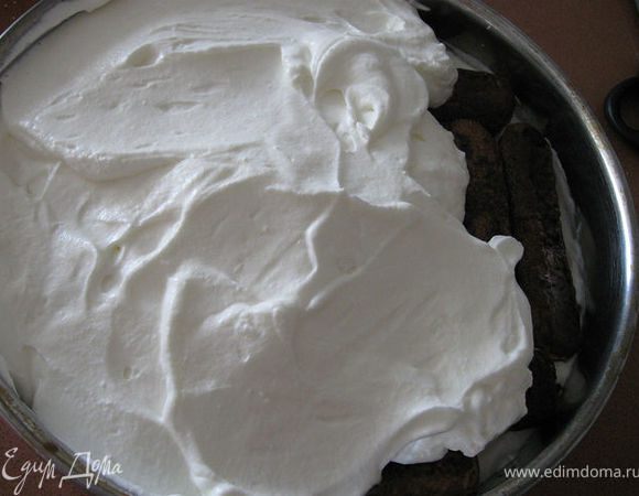 и снова покрываем сливочной массой