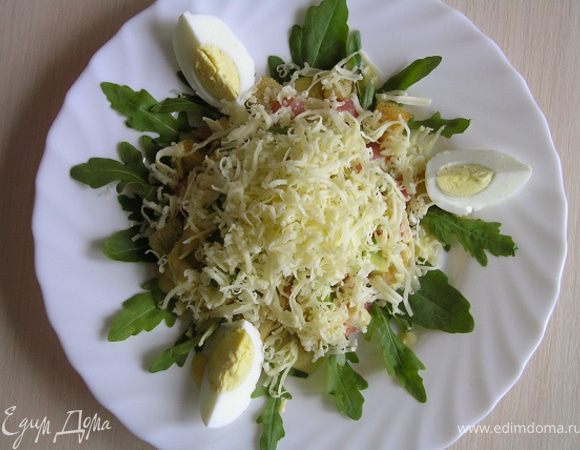 посыпать тертым сыром. Приятного аппетита! :)