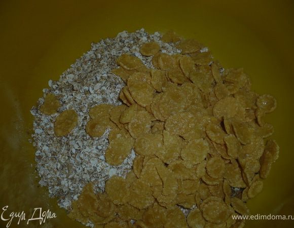 добавим кукурузные хлопья