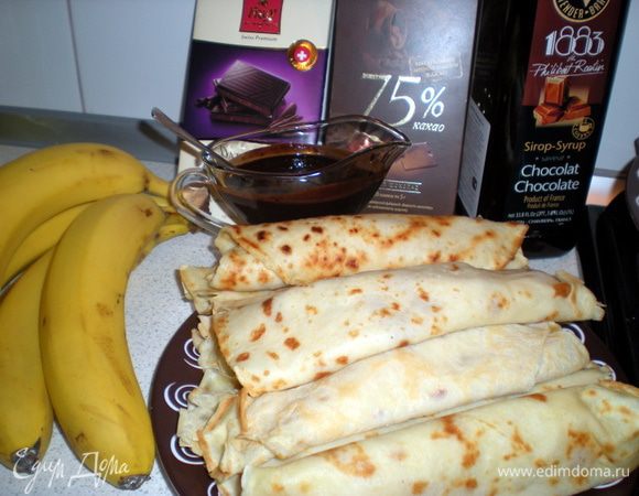 Я испекла блины по рецепту кокосовых.
http://www.edimdoma.ru/recipes/35326
только вместо маргарина добавила растительное.