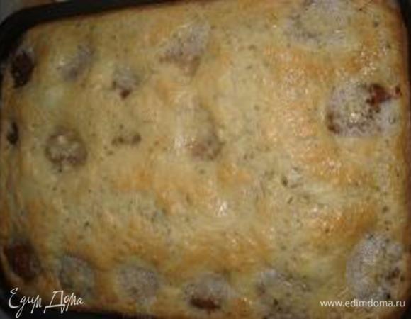 Выпекать в предварительно разогретой до 170 градусов 60 минут.