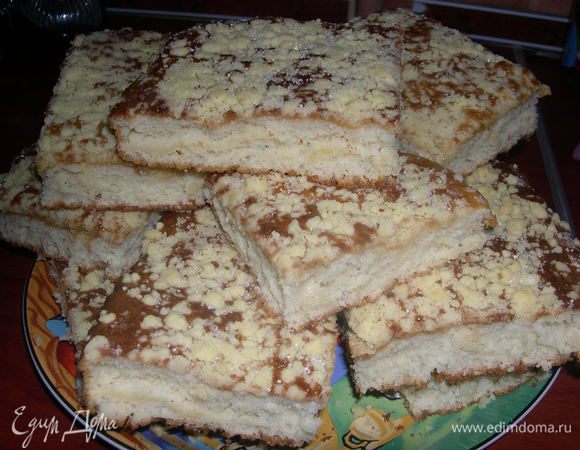 Нарежьте на кусочки и подавайте. Попробуйте, не пожалеете!