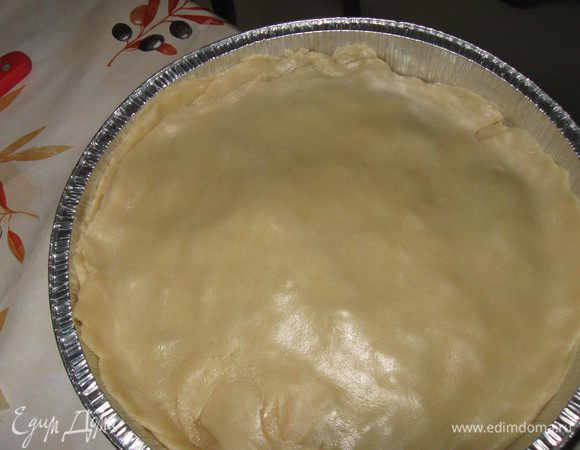 закрываем второй частью,края защипываем 