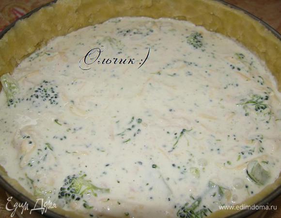 Выкладываем начинку.