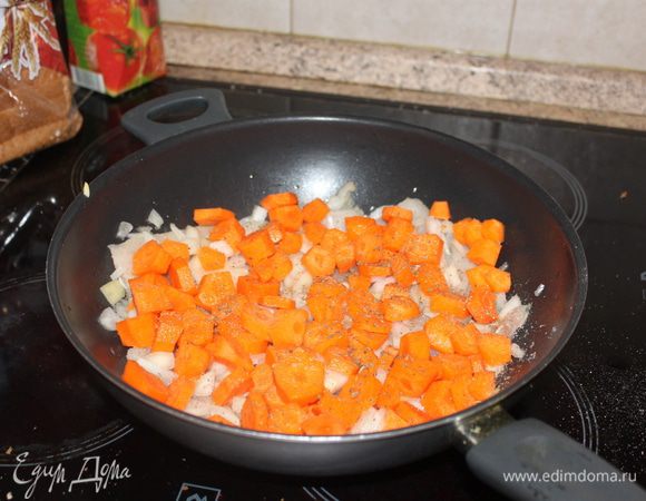 следующий слой морковь 