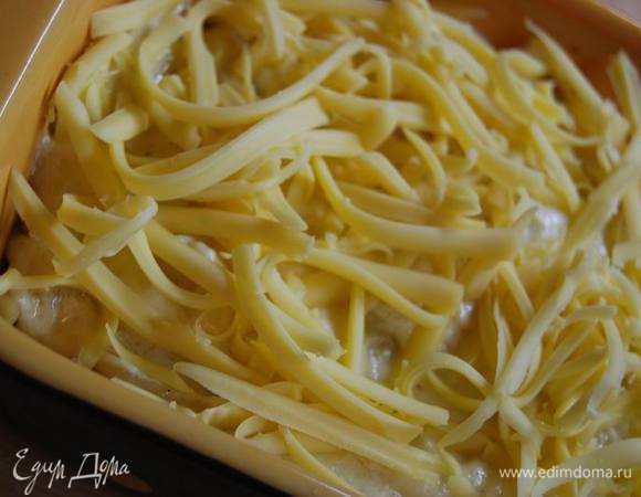 Тертый сыр.