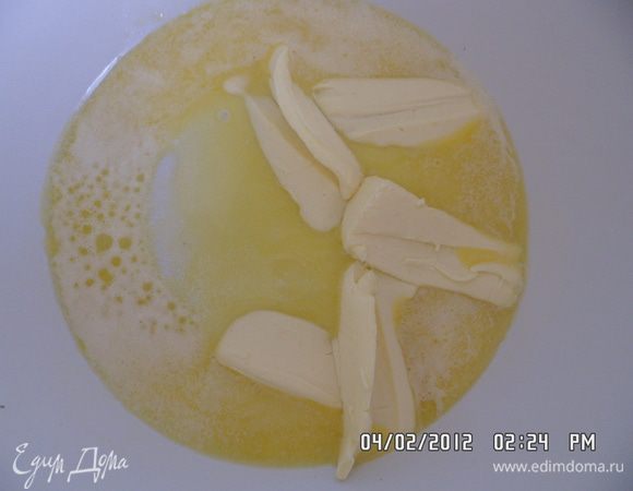 Растопить сливочное масло